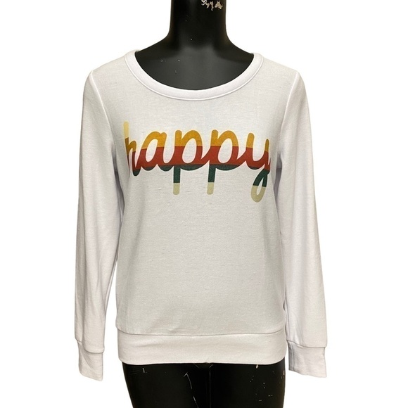 Chaser Happy Pullover Long Sleeve Top Size XS - Picture 1 of 6